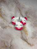 SQUSHMALLOW BOW KITTY SILICONE FOCAL D234 (1ct)