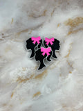 PINK BOW GIRL SILICONE FOCAL D529 (1ct)