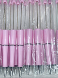 BEADABLE PLASTIC PEN SOLID BABY PINK B3 (1ct)