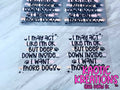 UV DTF 16OZ LIBBY WRAP I WANT MORE DOGS W678 (1ct)