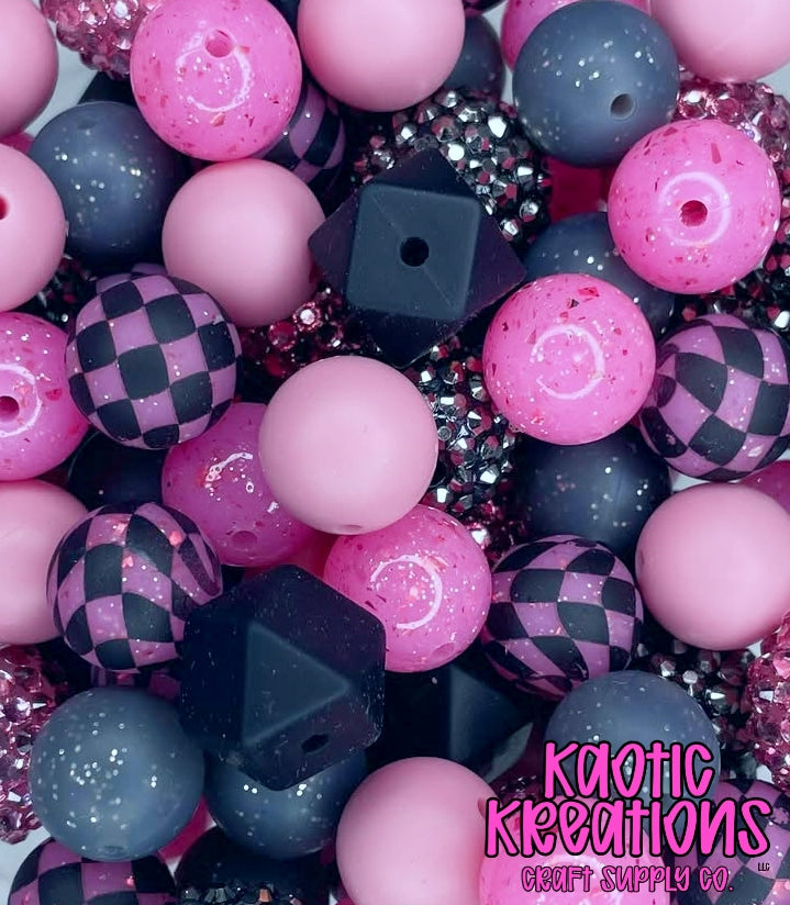 *KAELANN'S KREATION* ACRYLIC SILICONE BEAD MIX #53 (26ct)