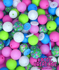 SILICONE BEAD MIX #18 (34ct)