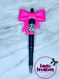 PRE-MADE BEADED PEN - JUMBO BOW BP7 (1ct)
