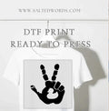Jeep peace sign hand jeep duck prints DTF print