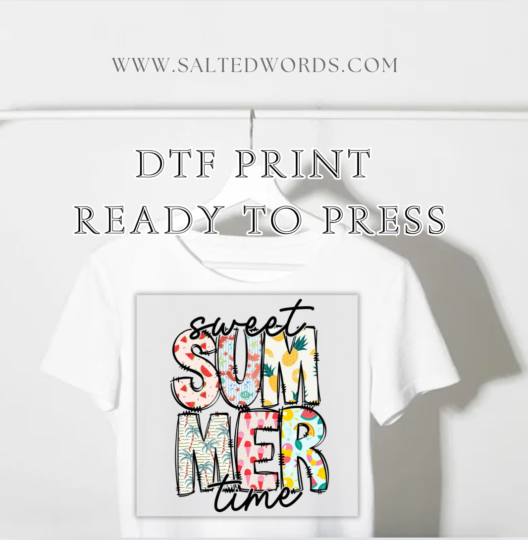 Sweet summer time DTF Transfer
