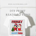 Merry Blueymas Christmas print bluey DTF print