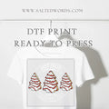 Farm fresh Christmas tree little Debbie Christmas trees  DTF print transfer Ready to Press