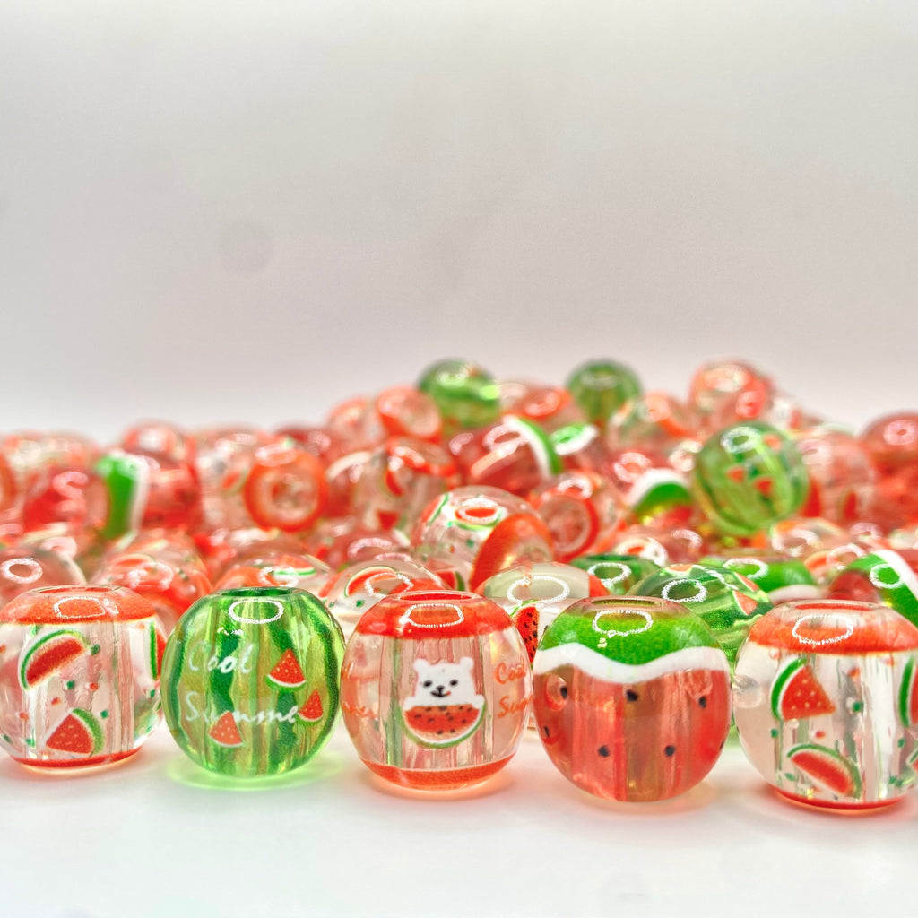 I Love Summer so Berry Much Acrylic Beads