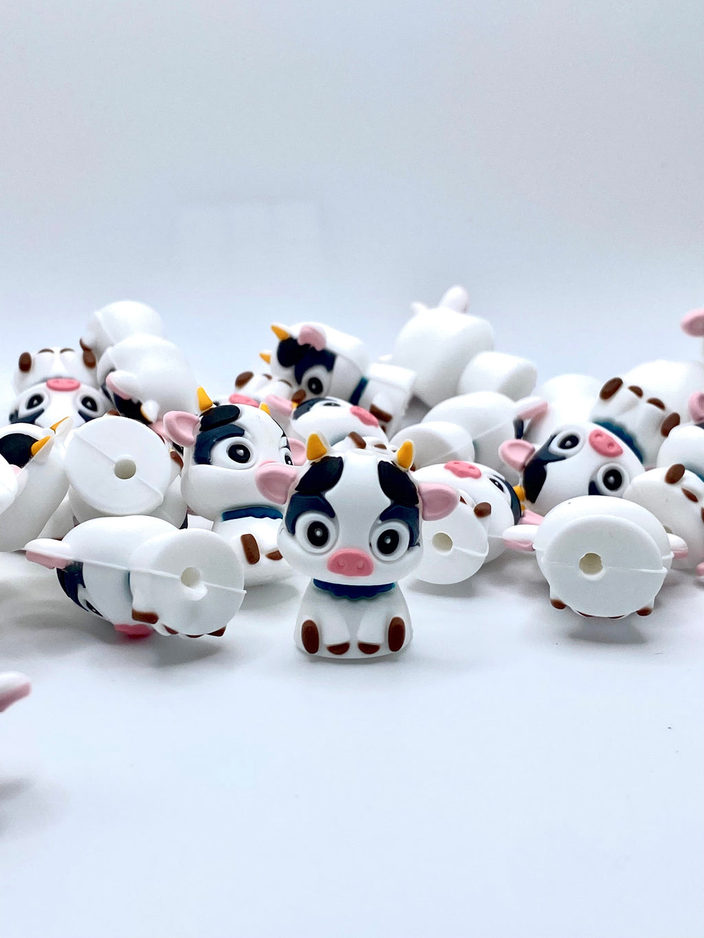 All I Need Is This Cow 3D Silicone Focal Beads