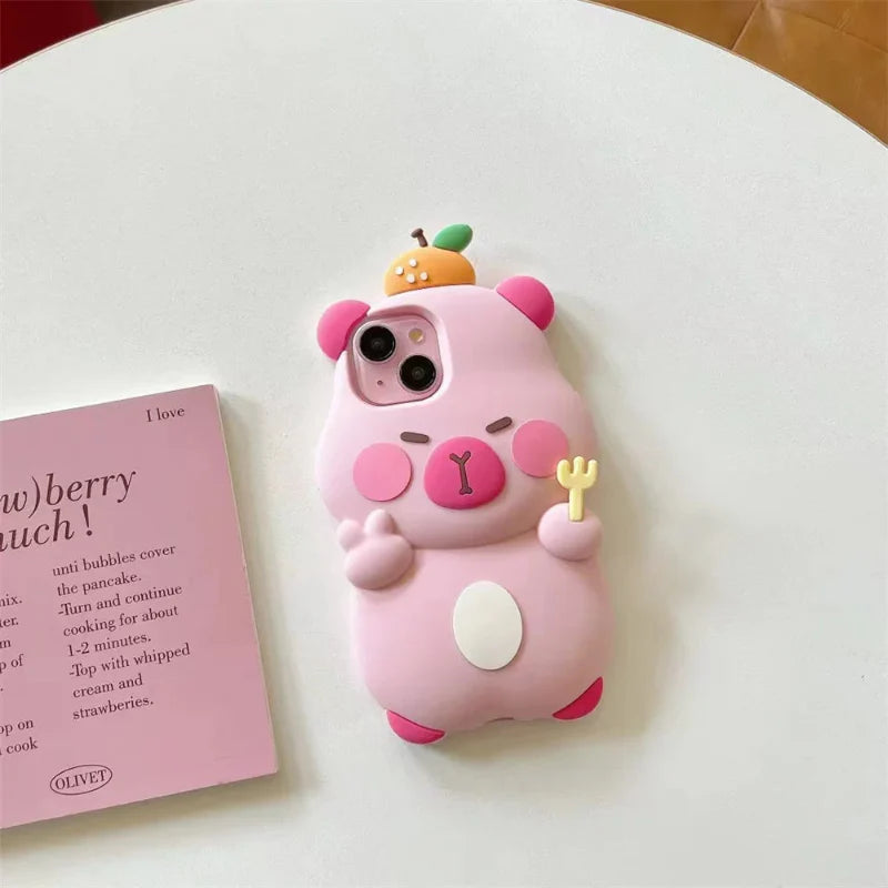 Kawaii Capybara iPhone Case