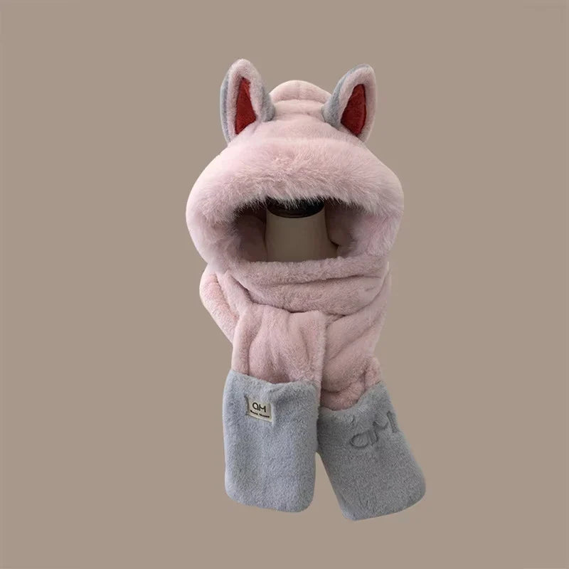 Forest Fox Hoodie Scarf