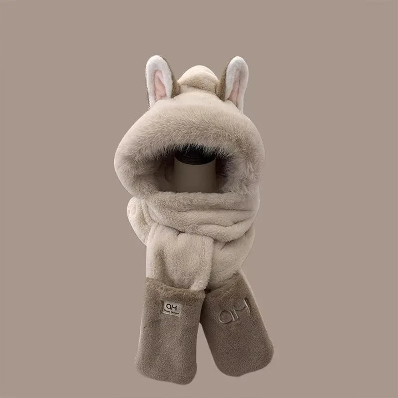 Forest Fox Hoodie Scarf