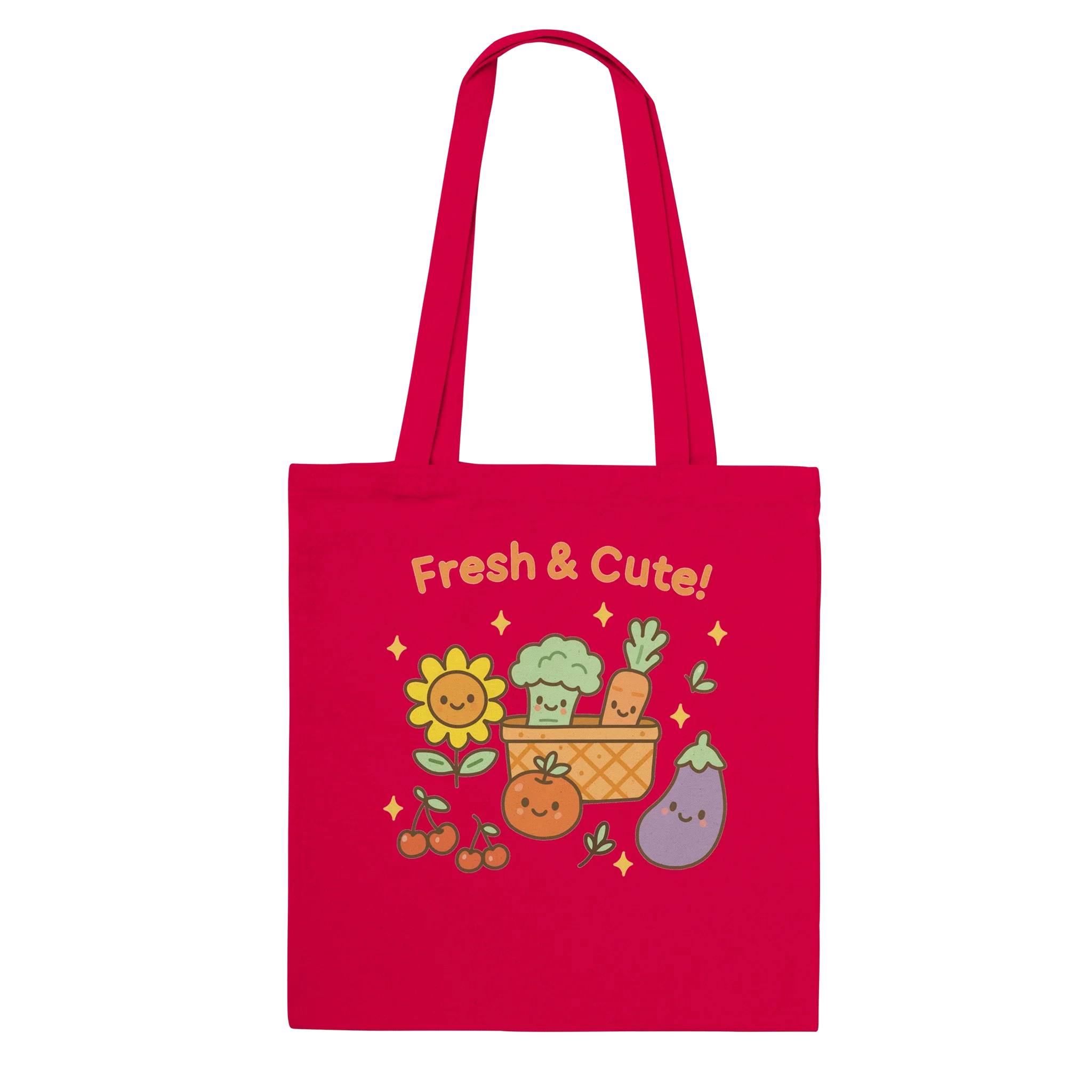 Kawaii Farmer's Market Tote Bag