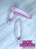 BEADABLE TUMBLER SILICONE CARRIER RING #19 DUSTY PINK (1ct)