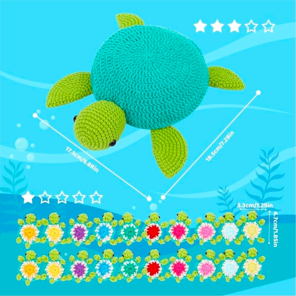 Crochet Turtle Memory Match Game – Handmade Learning Through Play