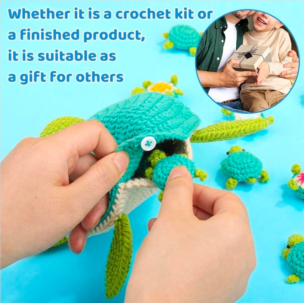 Crochet Turtle Memory Match Game – Handmade Learning Through Play